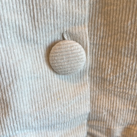 Corduroy Skirt Off White Boutique B Original Elastic Back Waist Comfy A Line - Picture 3 of 7